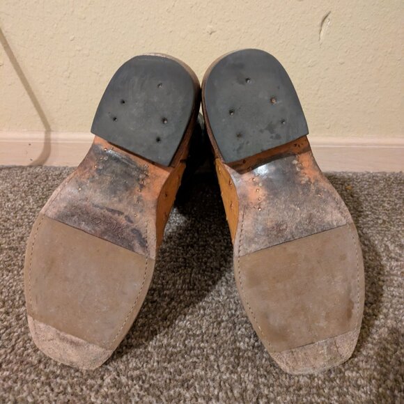 Macie Bean Ladies Antique Saddle Full Quill Navy Boots M9503 - Picture 4 of 7